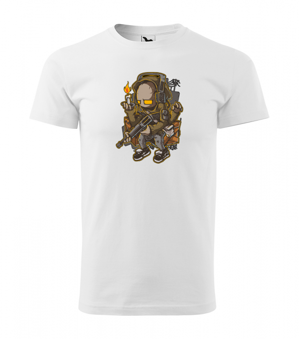 Tricou personalizat pentru cei pasionati de gaming, cadoul perfect, Candle Light Soldier [1]
