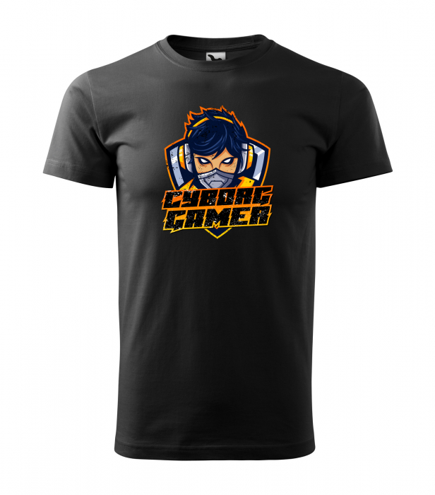 Tricou personalizat pentru cei pasionati de gaming, cadoul perfect, Cyborg Gamer [1]