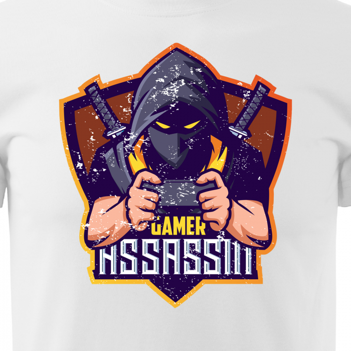 Tricou personalizat pentru cei pasionati de gaming, cadoul perfect, Gamer Assassin [2]