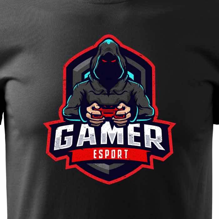 Tricou personalizat pentru cei pasionati de gaming, cadoul perfect, Gamer E-Sport [2]