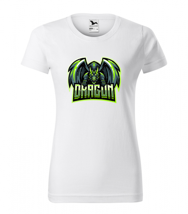 Tricou personalizat pentru cei pasionati de gaming, cadoul perfect, Green Dragon Shield [1]