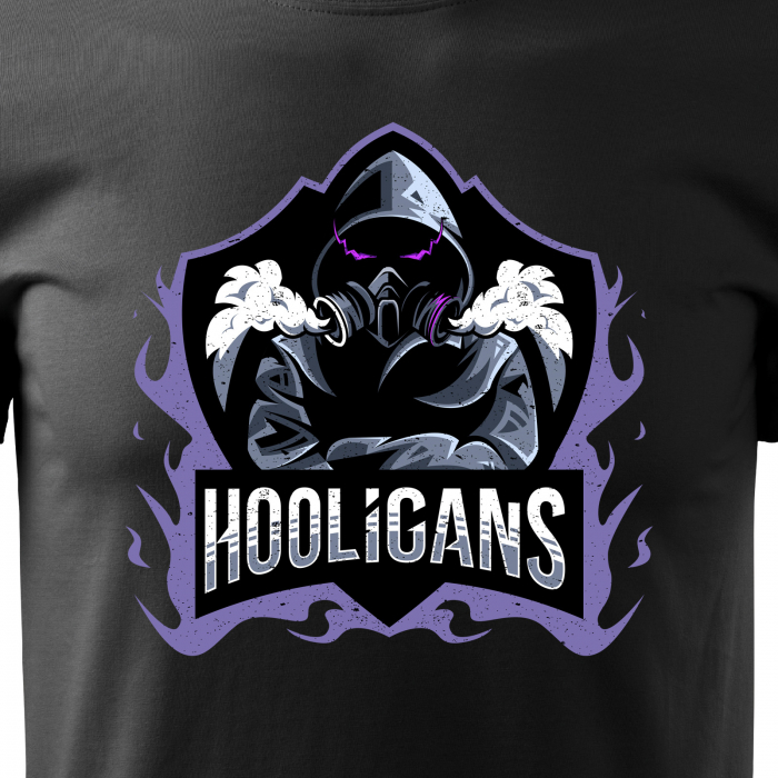 Tricou personalizat pentru cei pasionati de gaming, cadoul perfect, Hooligans Shield [2]
