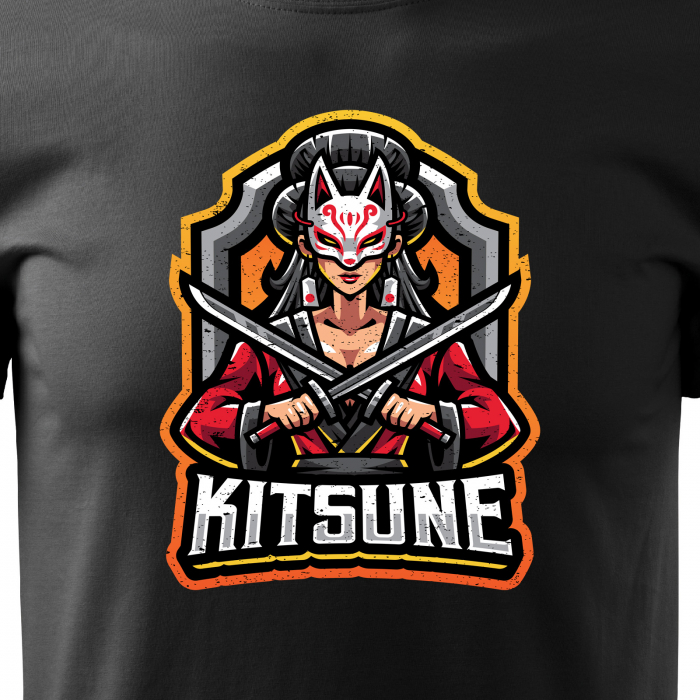 Tricou personalizat pentru cei pasionati de gaming, cadoul perfect, Kitsune Mistress [2]