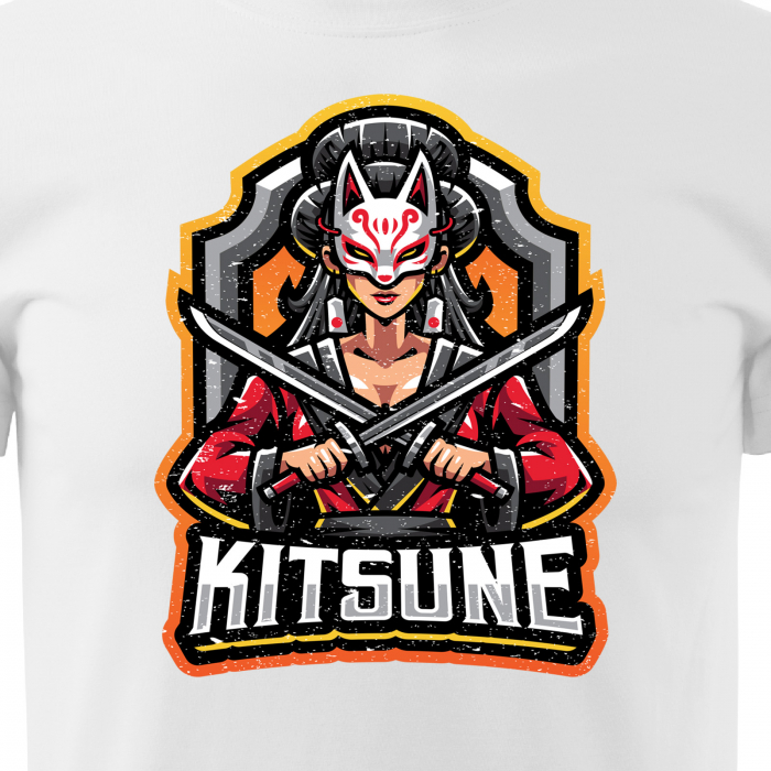 Tricou personalizat pentru cei pasionati de gaming, cadoul perfect, Kitsune Mistress [2]