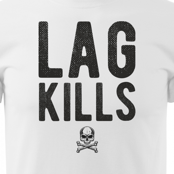Tricou personalizat pentru cei pasionati de gaming, cadoul perfect, Lag Kills [2]