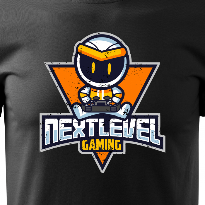 Tricou personalizat pentru cei pasionati de gaming, cadoul perfect, Next Level Gaming Robot [2]
