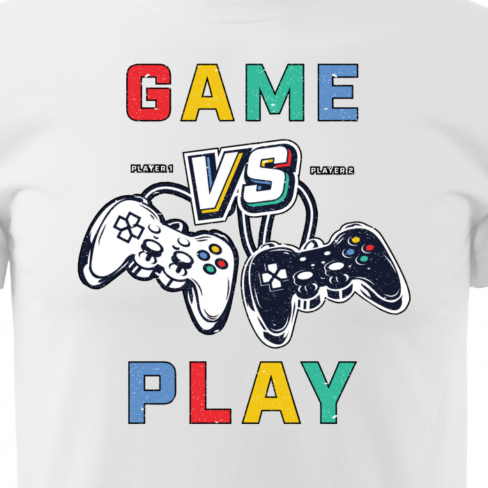 Tricou personalizat pentru cei pasionati de gaming, cadoul perfect, Player Vs Player [2]