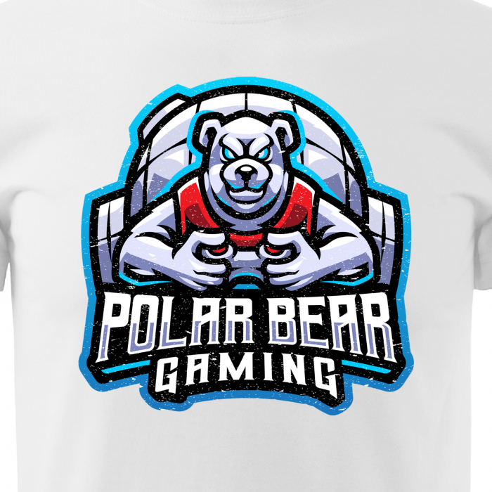 Tricou personalizat pentru cei pasionati de gaming, cadoul perfect, Polar Bear Gaming [2]