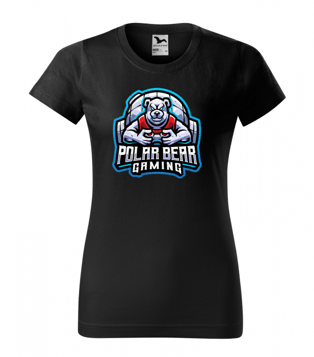 Tricou personalizat pentru cei pasionati de gaming, cadoul perfect, Polar Bear Gaming [1]