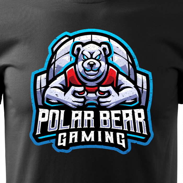 Tricou personalizat pentru cei pasionati de gaming, cadoul perfect, Polar Bear Gaming [2]