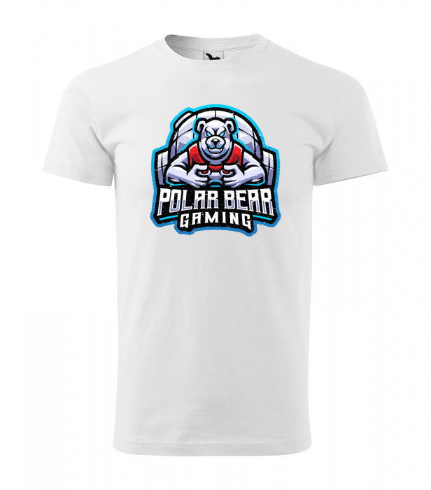 Tricou personalizat pentru cei pasionati de gaming, cadoul perfect, Polar Bear Gaming [1]