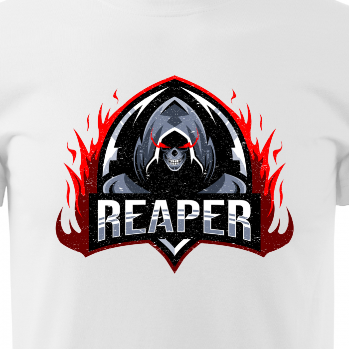 Tricou personalizat pentru cei pasionati de gaming, cadoul perfect, Reaper Fighter Shield [2]