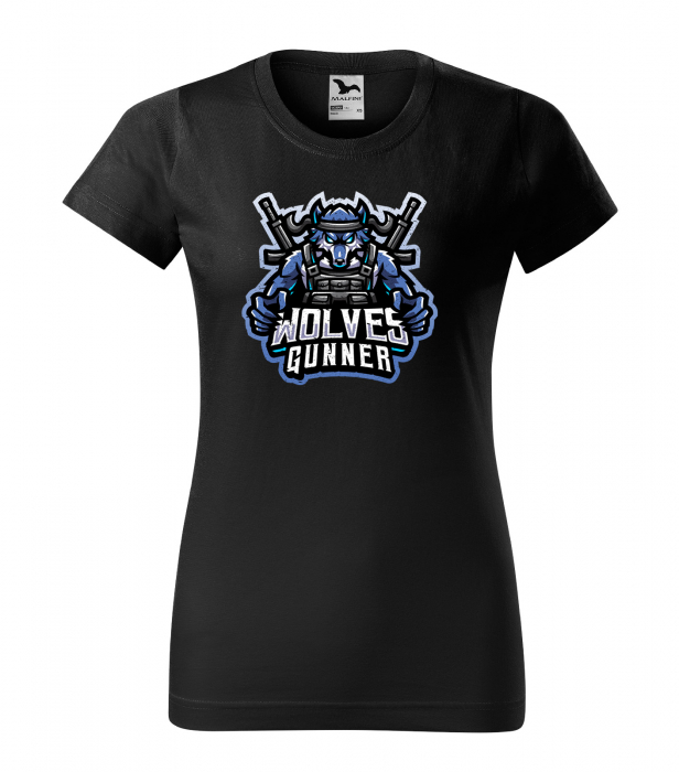 Tricou personalizat pentru cei pasionati de gaming, cadoul perfect, Wolves Gunner [1]