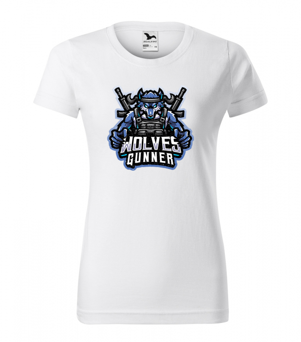 Tricou personalizat pentru cei pasionati de gaming, cadoul perfect, Wolves Gunner [1]