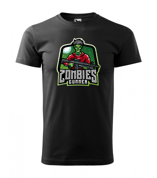 Tricou personalizat pentru cei pasionati de gaming, cadoul perfect, Zombie Gunners [1]