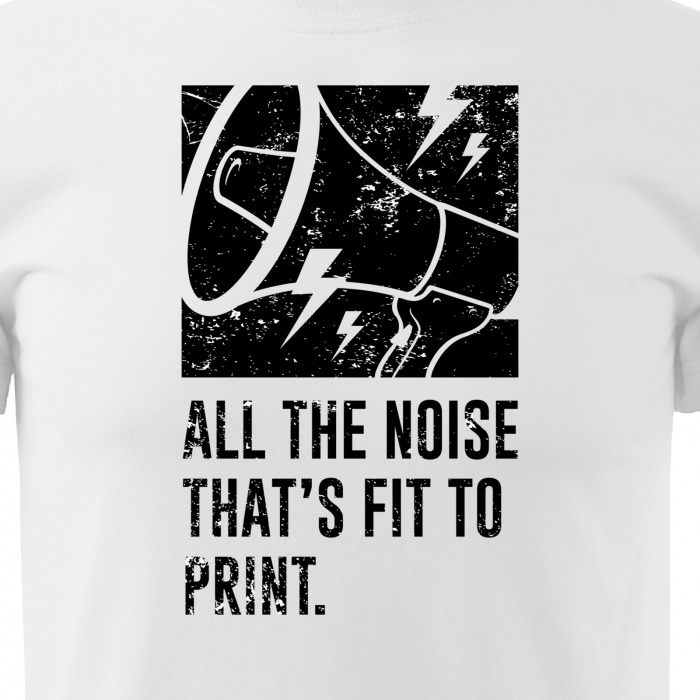 Tricou personalizat pentru cei pasionati de muzica, cadoul perfect, All The Noise Thats Fit to Print [2]