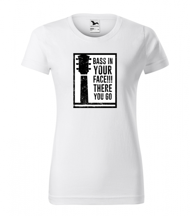 Tricou personalizat pentru cei pasionati de muzica, cadoul perfect, Bass in Your Face [1]