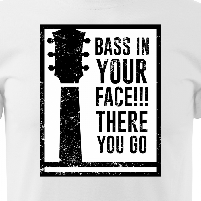 Tricou personalizat pentru cei pasionati de muzica, cadoul perfect, Bass in Your Face [2]