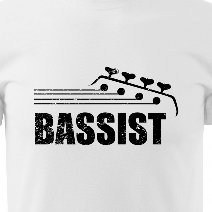 Tricou personalizat pentru cei pasionati de muzica, cadoul perfect, Bassist [2]