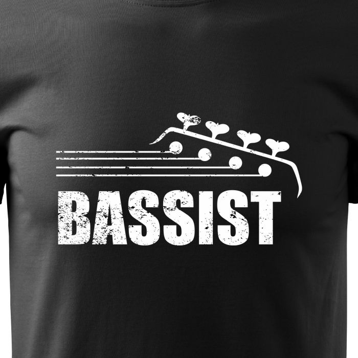 Tricou personalizat pentru cei pasionati de muzica, cadoul perfect, Bassist [2]