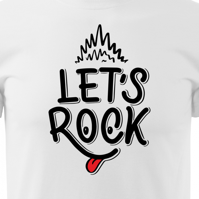 Tricou personalizat pentru cei pasionati de muzica, cadoul perfect, Lets Rock [2]