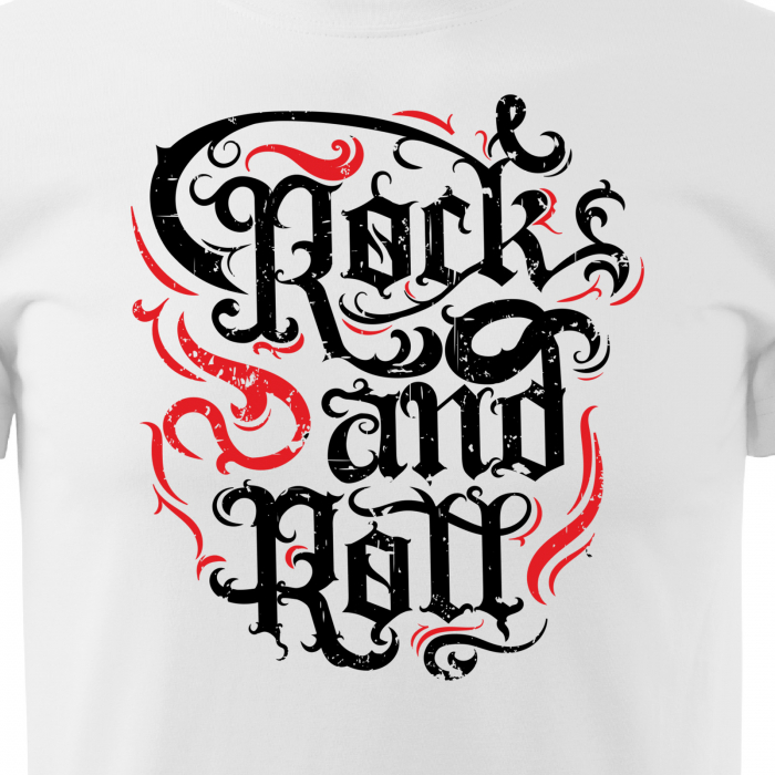 Tricou personalizat pentru cei pasionati de muzica, cadoul perfect, Rock And Roll [2]