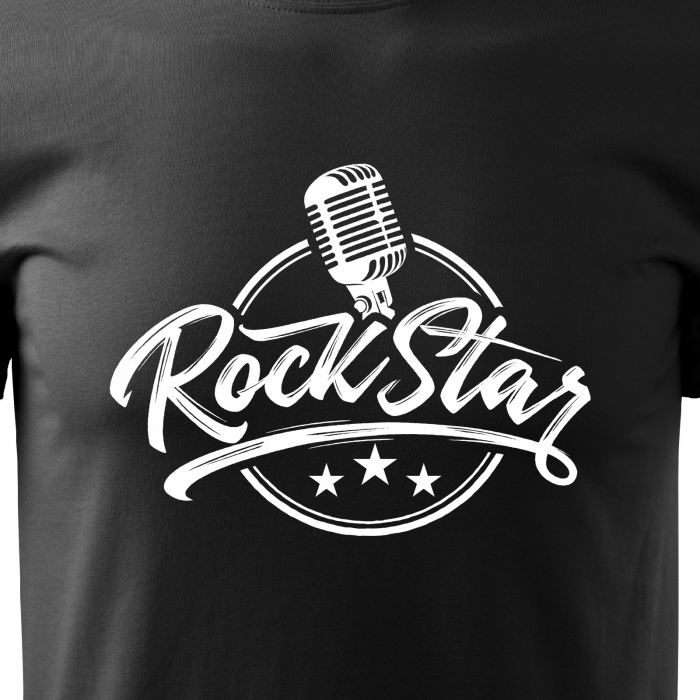 Tricou personalizat pentru cei pasionati de muzica, cadoul perfect, Rock Star [2]