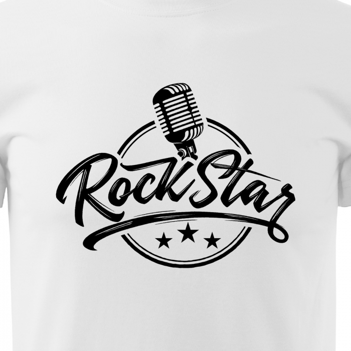 Tricou personalizat pentru cei pasionati de muzica, cadoul perfect, Rock Star [2]