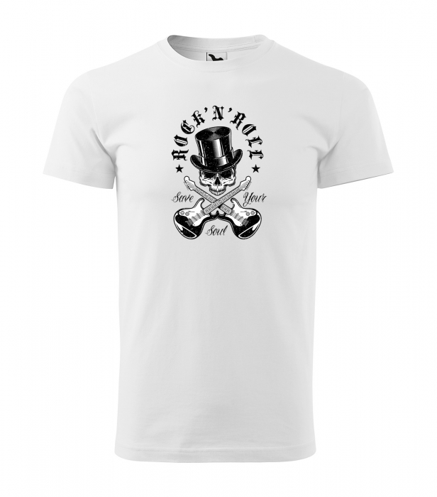 Tricou personalizat pentru cei pasionati de muzica, cadoul perfect, Two Guitars - Rock'N'Roll [1]