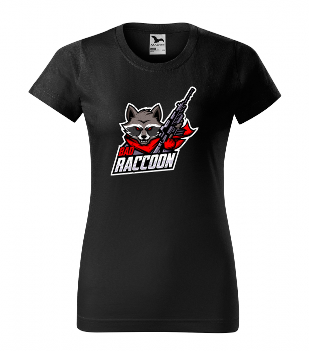 Tricou personalizat pentru gameri, cadoul perfect, Bad Raccoon [1]