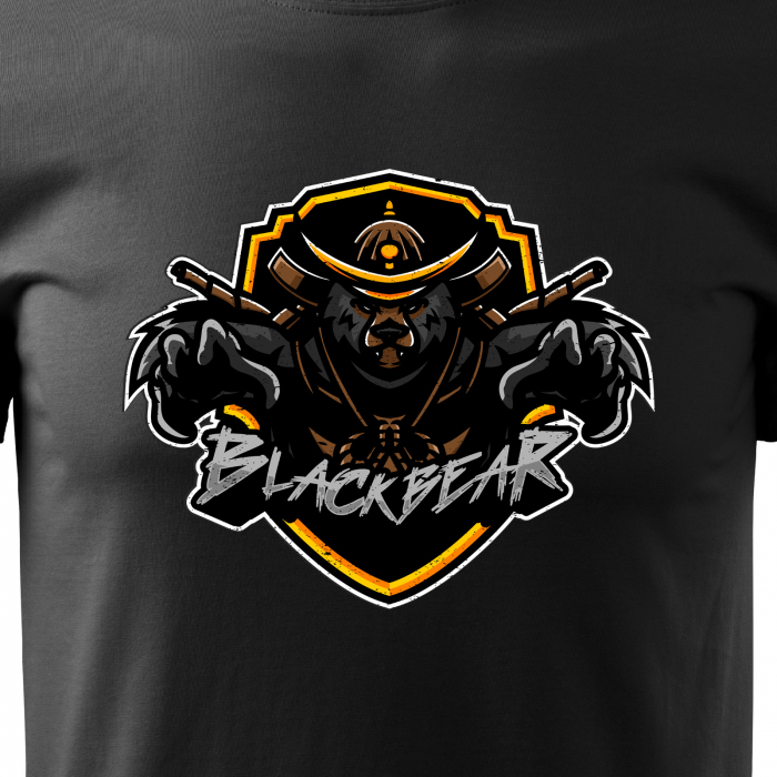 Tricou personalizat pentru gameri, cadoul perfect, Black Bear [2]