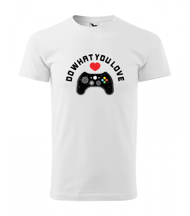 Tricou personalizat pentru gameri, cadoul perfect, Do What You Love [1]