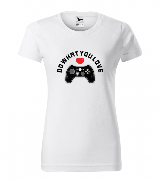 Tricou personalizat pentru gameri, cadoul perfect, Do What You Love [1]