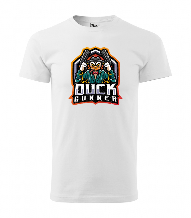 Tricou personalizat pentru gameri, cadoul perfect, Duck Gunner [1]