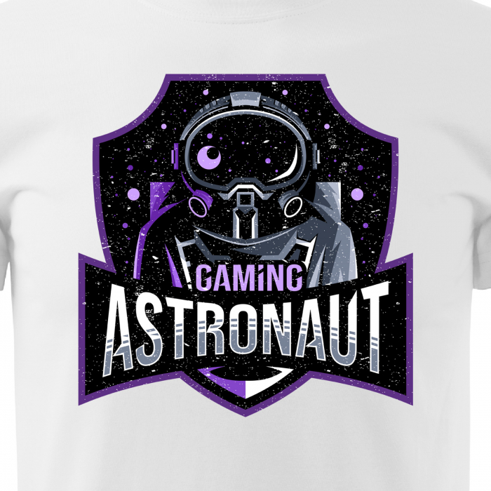 Tricou personalizat pentru gameri, cadoul perfect, Gaming Astronaut [2]