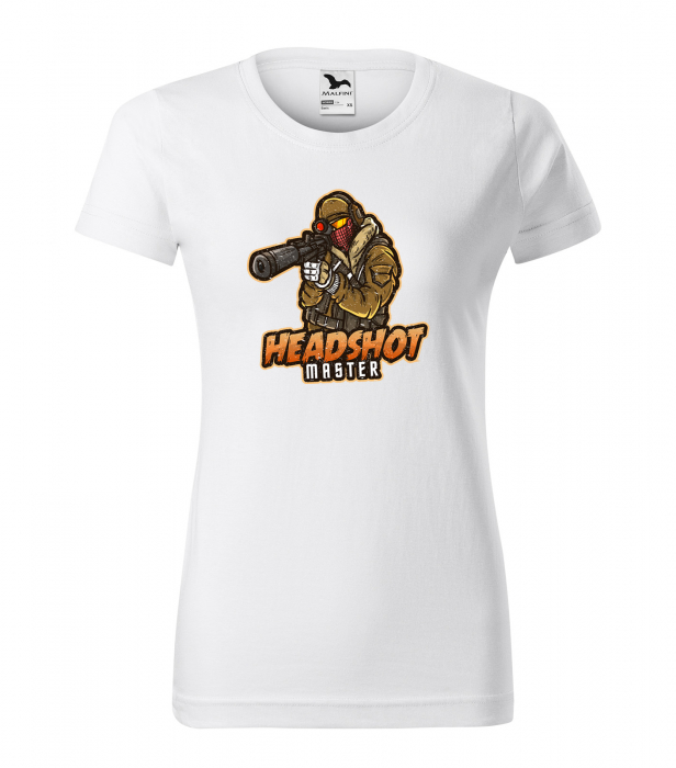 Tricou personalizat pentru gameri, cadoul perfect, Headshot Master [1]