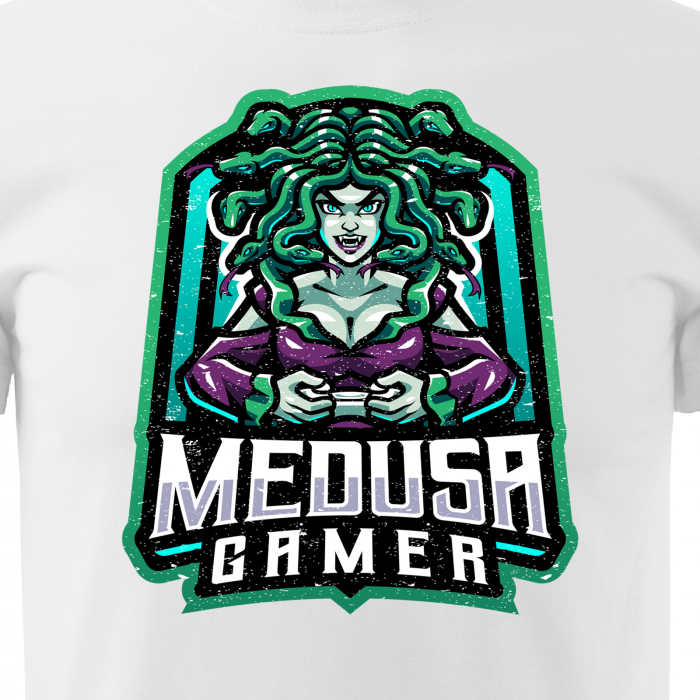 Tricou personalizat pentru gameri, cadoul perfect, Medusa Gamer [2]