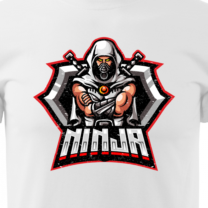 Tricou personalizat pentru gameri, cadoul perfect, Ninja Warrior Shield [2]
