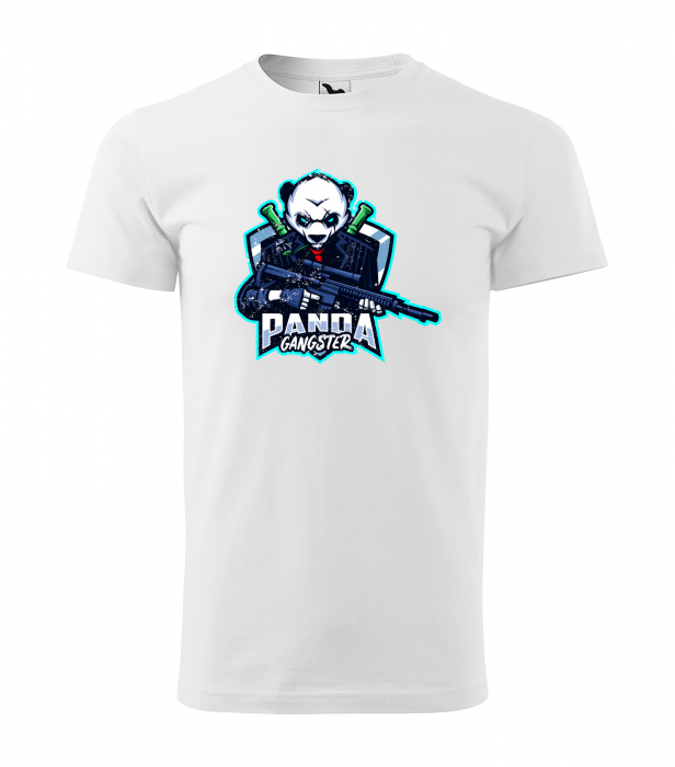 Tricou personalizat pentru gameri, cadoul perfect, Panda Gangster [1]