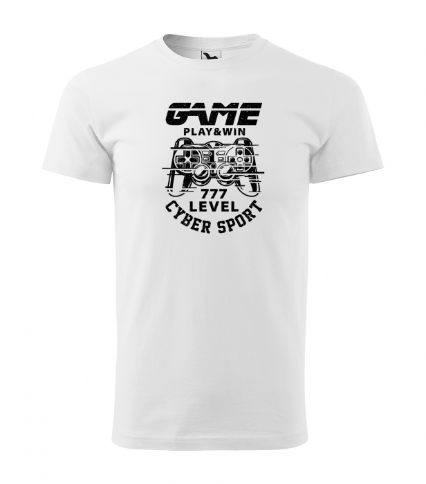 Tricou personalizat pentru gameri, cadoul perfect, Play and Win - Cyber Sport [1]