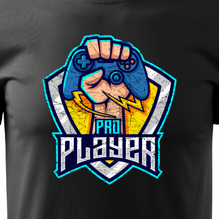 Tricou personalizat pentru gameri, cadoul perfect, Pro Player Shield [2]