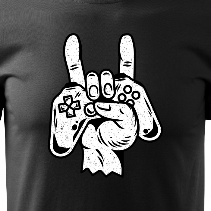 Tricou personalizat pentru gameri, cadoul perfect, Raise Your Gaming Hand [2]