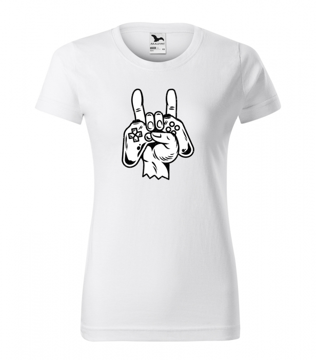 Tricou personalizat pentru gameri, cadoul perfect, Raise Your Gaming Hand [1]