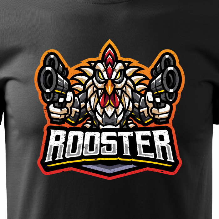 Tricou personalizat pentru gameri, cadoul perfect, Rooster Fighter [2]