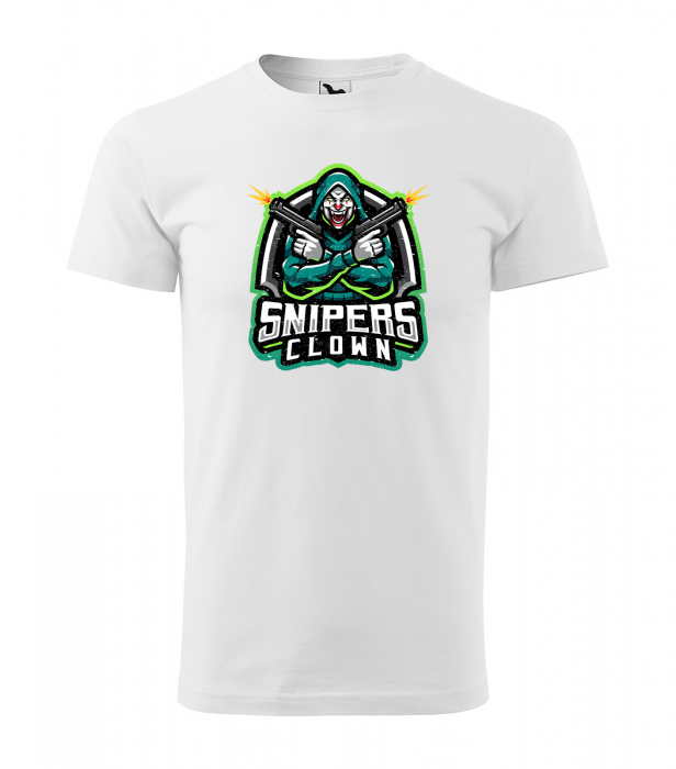 Tricou personalizat pentru gameri, cadoul perfect, Sniper Clowns [1]