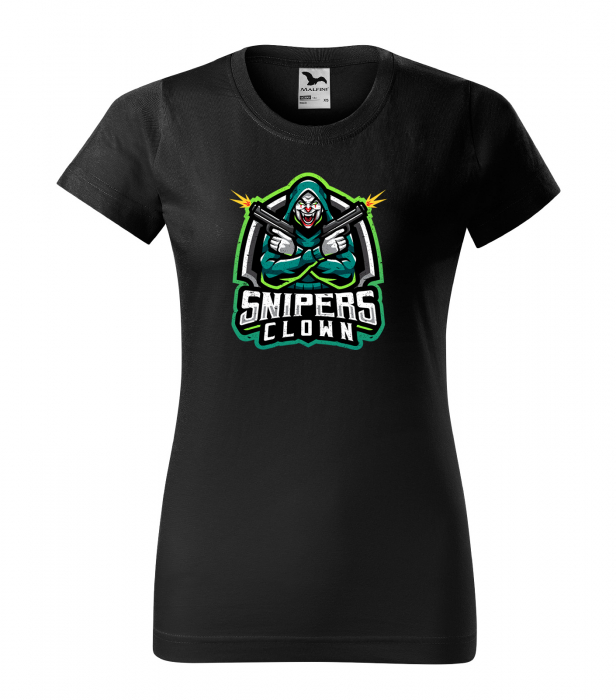 Tricou personalizat pentru gameri, cadoul perfect, Sniper Clowns [1]