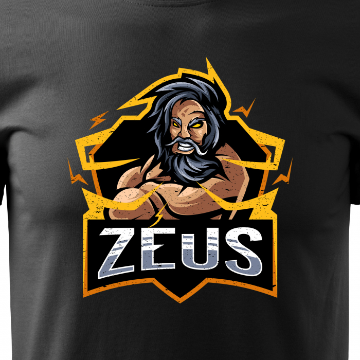 Tricou personalizat pentru gameri, cadoul perfect, Zeus [2]