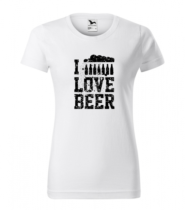 Tricou personalizat pentru petrecareti, cadoul perfect, I Love Beer [1]