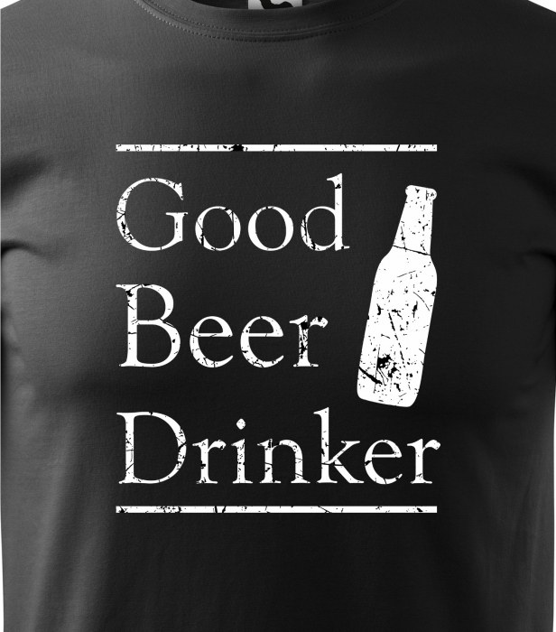 Tricou personalizat pentru petrecareti, cadoul perfect, Im a Good Beer Drinker [2]