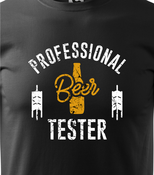 Tricou personalizat pentru petrecareti, cadoul perfect, Professional Beer Tester [2]